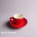 Bộ 05 tách uống cà phê Capuccino - Espresso - Latte cao cấp