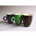 Cốc latte dáng Ý quai tròn độc đáo 
