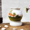 Đèn xông tinh dầu họa tiết nhà tranh cỡ bé
