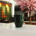 Tách cà phê Latte Ý quai tròn (Xanh bộ đội)