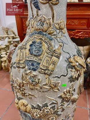 Bình gốm phong thủy