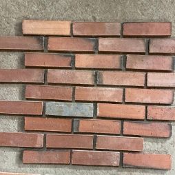 Gạch thẻ hỏa biến màu Đỏ Đậm