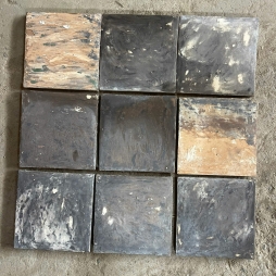 Gạch mix trộn rỉ sét phong cách mạnh mẽ đẳng cấp lát sân vườn