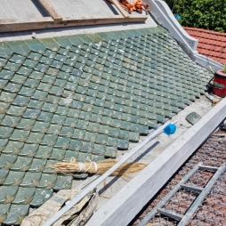 ngói hài cổ men xanh ngọc cổ ngói hài cổ men xanh ngọc cổ