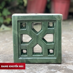 gạch thông gió chữ y men xanh đồng cổ gạch thông gió chữ y men xanh đồng cổ