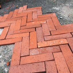 Gạch thẻ giả cổ ốp tường