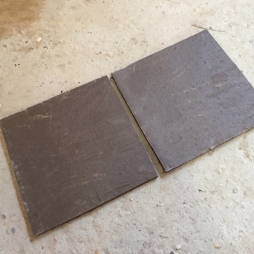 gạch lát nền màu nâu sảnh cổ gạch cổ Bát Tràng