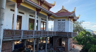 Chùa Long Hoa Bình Định - Dự án ngói lợp âm dương Hải Long_3