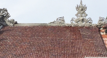 Nhà thờ họ - Hà Nam - Ngói hài kép men Cánh rán Cổ hinh 4