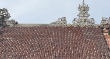 Nhà thờ họ - Hà Nam - Ngói hài kép men Cánh rán Cổ hinh 2