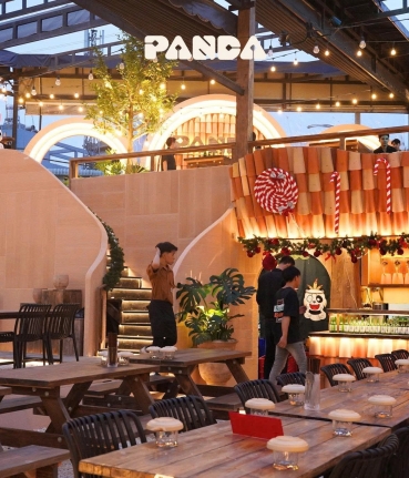 Decor nội thất & ngoại thất nhà hàng nướng Panda