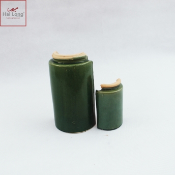 ngói âm dương màu xanh lá