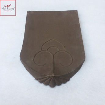 Ngói hài cổ đại - Nâu sành 01