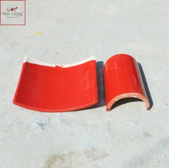 ngói âm dương màu đỏ