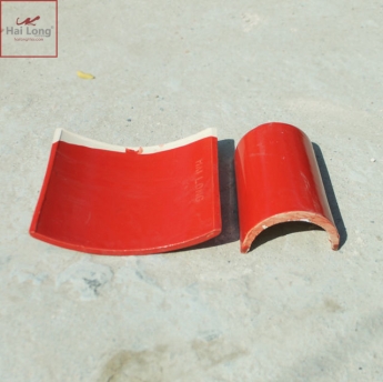 ngói âm dương màu đỏ