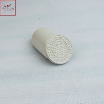 ngói âm dương màu trắng