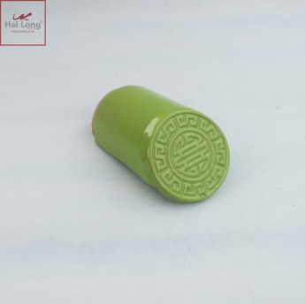 ngói âm dương màu xanh non