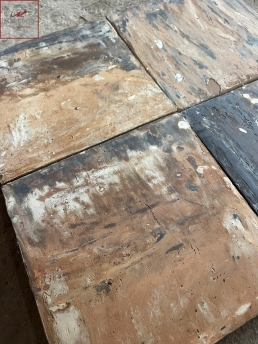 Gạch mộc Rỉ Son Sắt 200x200 & 300x300 lát sân nghệ thuật  01