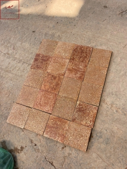 gạch lát sân vườn men đá ong Hải Long Tiles Bát Tràng