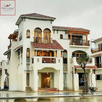 Kiến trúc ngói Mediteriano Địa Trung Hải - Màu gốm tự nhiên nguyên bản