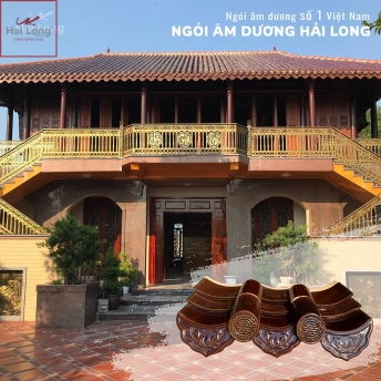 Kiến trúc nhà thờ Ngói lưu ly men nâu cánh gián