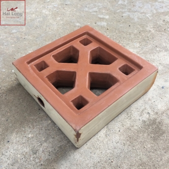 gạch thông gió chữ y men cà phê Hải Long