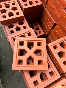 gạch thông gió mẫu mới 2024 đất nung