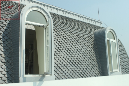 ngói vảy cá lợp biệt thự