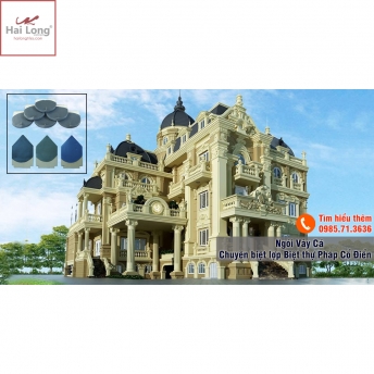 ngói lợp biệt thự tân cổ điển