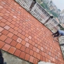 gạch đỏ Bát Tràng lát sân